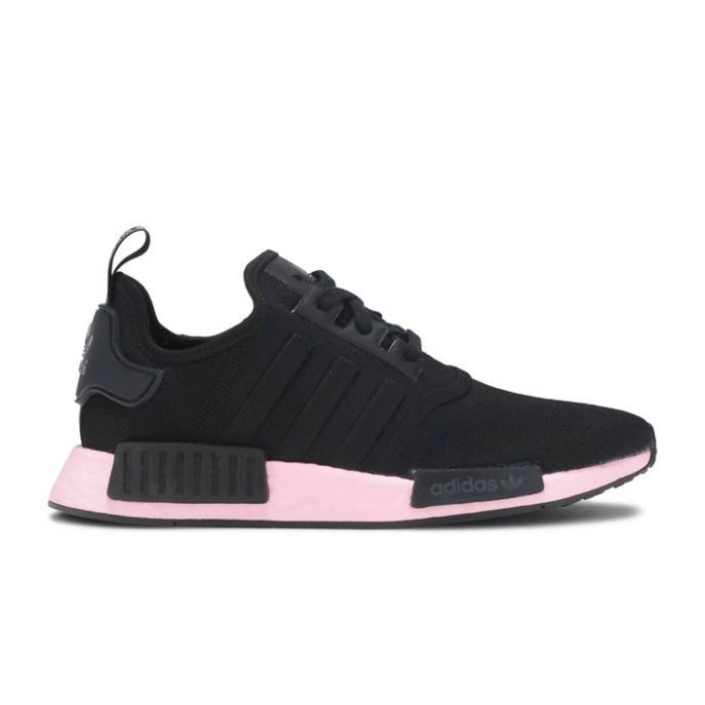 adidas W’s NMD Black Raised stripes with pink Boost EF4272 like new